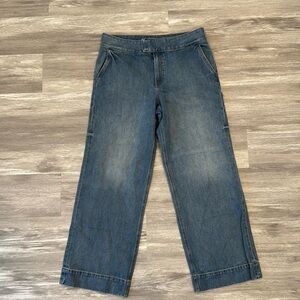 Express Flat front wide leg jeans size 14 NWOT